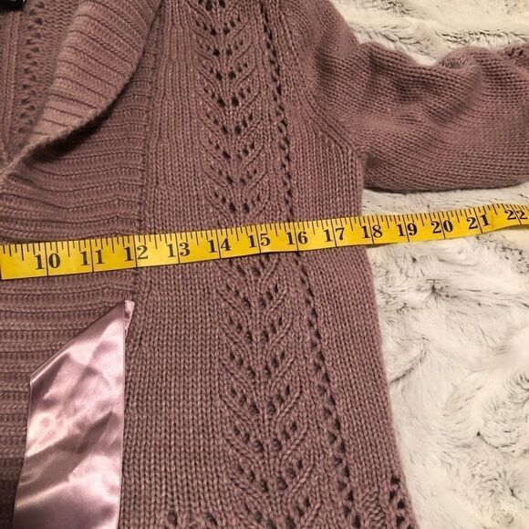 A. Gianetti angora blend open knit cardigan size M - Picture 5 of 9